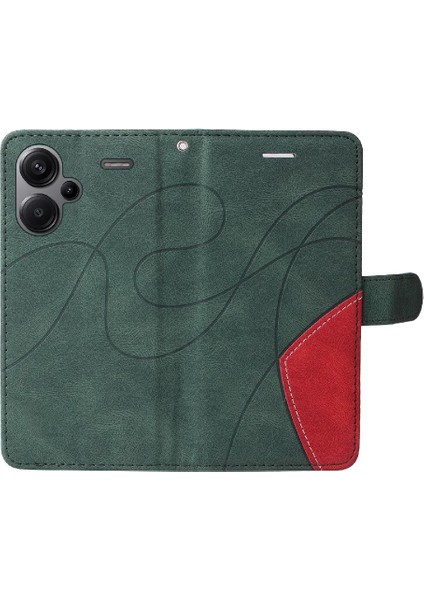 Xiaomi Redmi Not Için Kılıf 13 Pro Artı Kart Yuvası Standı ile Pu Deri (Yurt Dışından)