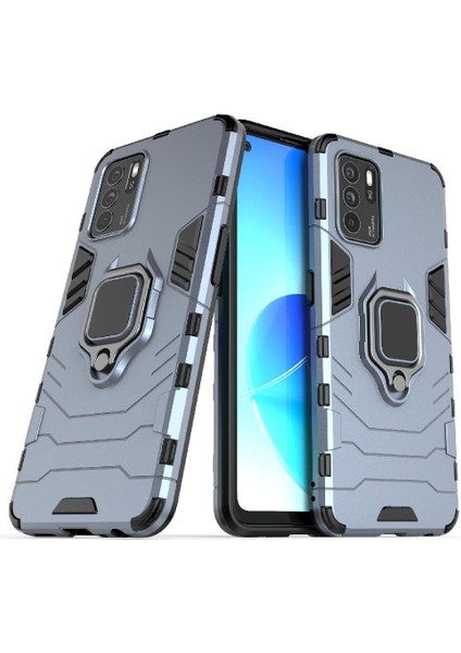 Oppo Case 6z Kickstand Darbeye Kapak Için Kılıf 360 &deg; Dönen Halka Damla (Yurt Dışından)
