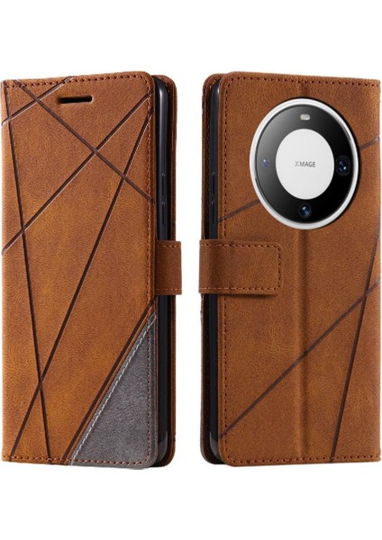 Huawei Mate 60 Için Kılıf Pro Pu Deri Darbeye Cüzdan Flip Folio Kart (Yurt Dışından)