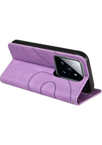 Xiaomi 14 Pro Için Kickstand Koruyucu Kart Yuvası Standı ile Pu Flip (Yurt Dışından) indirimleri