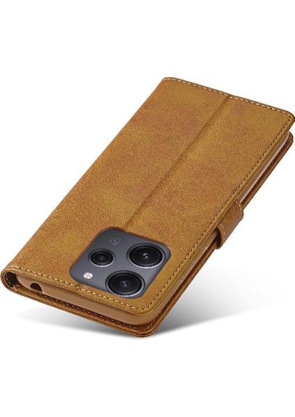 Xiaomi Redmi Için 12 4g Kart Yuvaları Cüzdan Buzağı Doku Yatay (Yurt Dışından)
