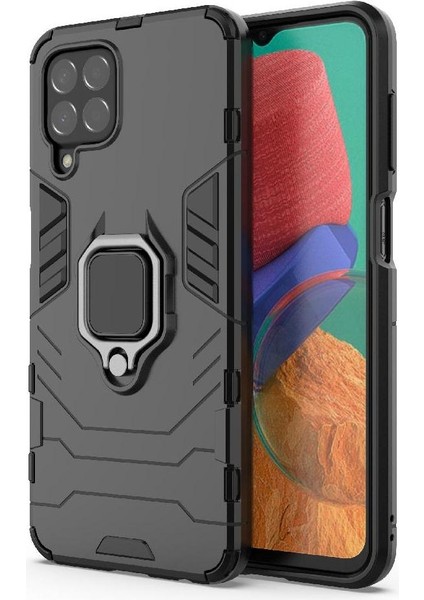 Samsung Galaxy M33 5g Kickstand Darbeye Kapak 360 &deg; Dönen (Yurt Dışından)
