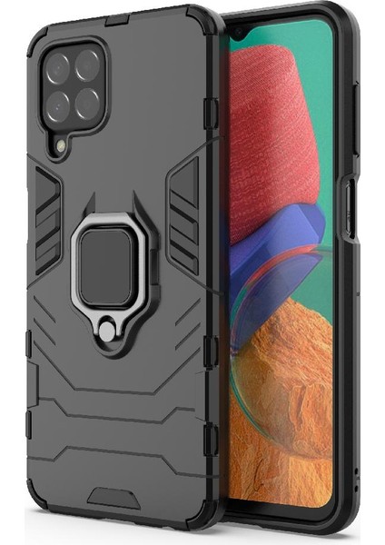 Samsung Galaxy M33 5g Kickstand Darbeye Kapak 360 &deg; Dönen (Yurt Dışından)