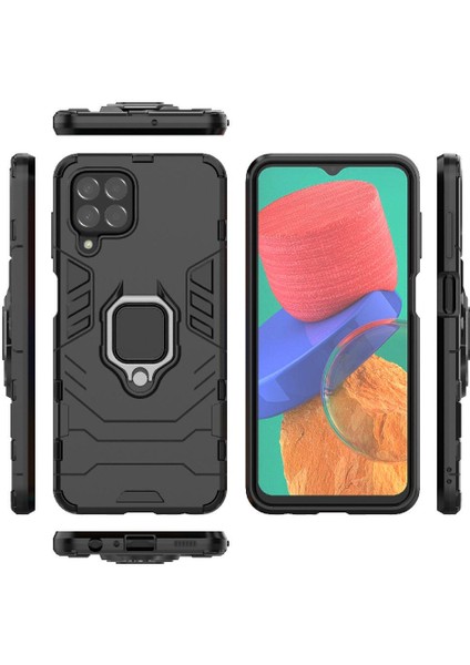 Samsung Galaxy M33 5g Kickstand Darbeye Kapak 360 &deg; Dönen (Yurt Dışından)
