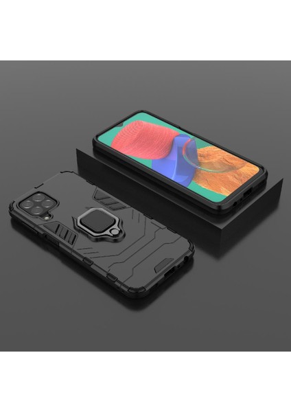 Samsung Galaxy M33 5g Kickstand Darbeye Kapak 360 &deg; Dönen (Yurt Dışından)