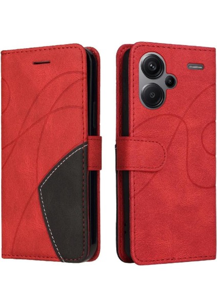Xiaomi Redmi Not Için Kılıf 13 Pro Artı Kart Yuvası Standı ile Pu Deri (Yurt Dışından)