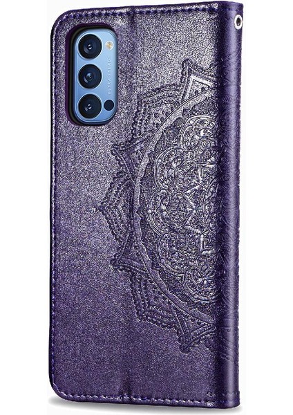 Oppo Oppo 4 Pro 5g Darbeye Deri Kılıf Için Kılıf Zarif Desen (Yurt Dışından)