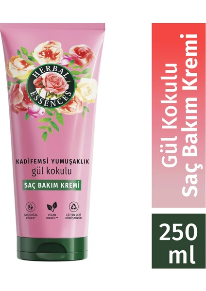 Herbal Essences Kadifemsi Yumuşaklık Gül Kokulu Saç Bakım Kremi 250 ml