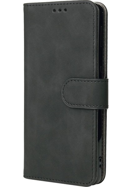 Kart ile iphone 13 Kart Ekleme Deri Folio Flip Case Için Kılıf (Yurt Dışından)