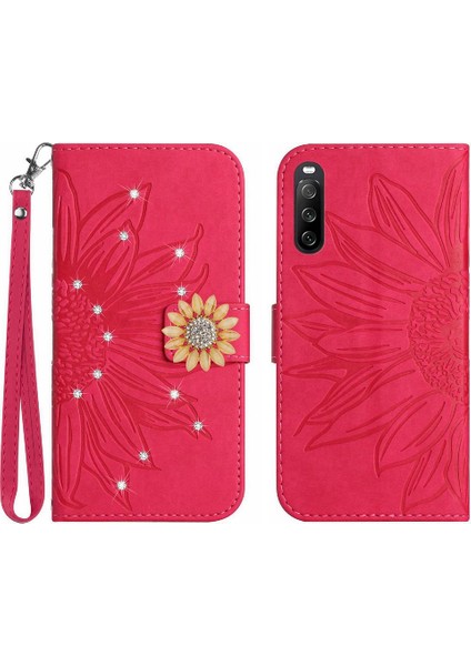 Sony Xperia 10 Iıı Lite Telefon Kapak Için Kılıf Darbeye Tpu Kabuk Pu Flip (Yurt Dışından)