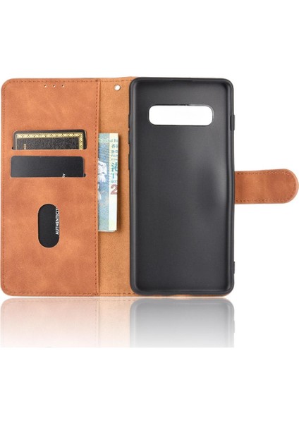 Samsung Galaxy S10 Artı Kart Tutucu Kickstand Kart Kapağı ile (Yurt Dışından)