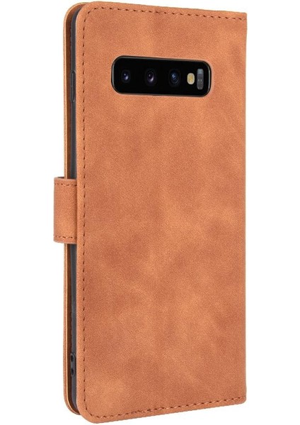 Samsung Galaxy S10 Artı Kart Tutucu Kickstand Kart Kapağı ile (Yurt Dışından)