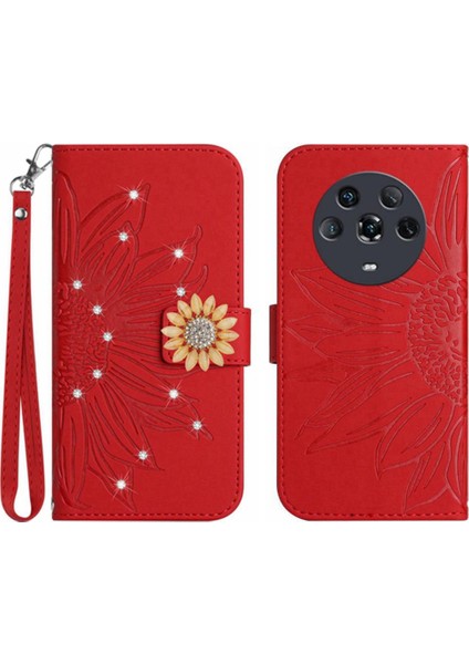 Onur Için Kılıf Sihirli 4 Telefon Kapak Pu Deri Kapak Çevirin Cüzdan Kart (Yurt Dışından)