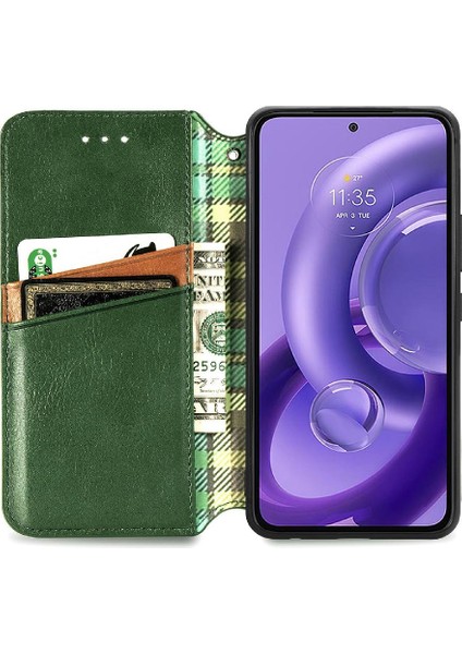 Motorola Moto Kenar 30 Neo Cüzdan Fonksiyonu Için Kılıf Moda Tasarım Flip (Yurt Dışından) fırsatları