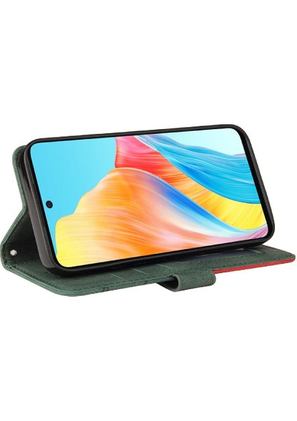 YH Mall Oppo With 4g Kickstand Koruyucu Pu Deri Flip Folio Kılıf Için Kılıf ile (Yurt Dışından)