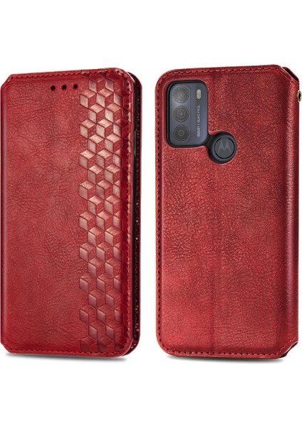 Motorola Moto G50 Flip Kapak Için Kılıf Zarif Iş Moda Tasarımı (Yurt Dışından)