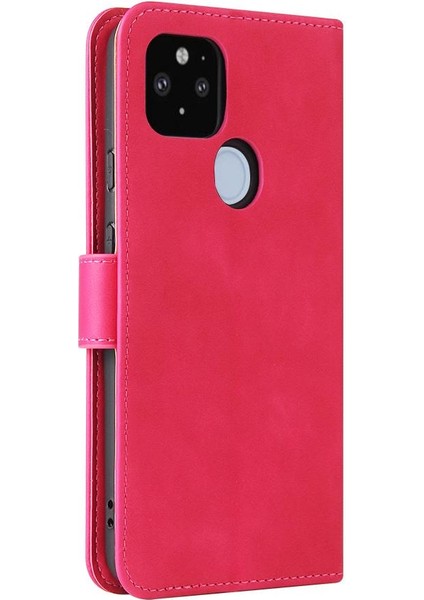 Kart Tutucu Kickstand Koruyucu Kapak ile Google Pixel 5A Için Kılıf (Yurt Dışından) modelleri