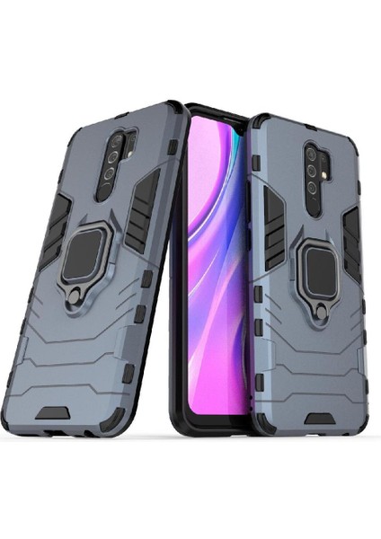 Xiaomi Redmi 9 Darbeye Kapak Askeri Damla Koruma Halkası (Yurt Dışından)
