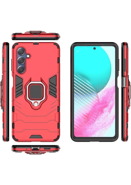 Samsung Galaxy M54 5g Için Kılıf 360 &deg; Dönen Halka Darbeye Kapak Askeri (Yurt Dışından) modelleri