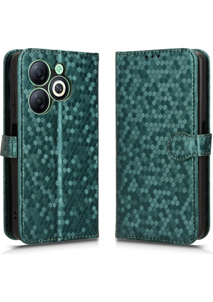 Infinix Akıllı 8 Manyetik Toka Deri Cüzdan Kapağı Için Kılıf Geometrik (Yurt Dışından)