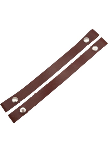 30 cm Gerçek Deri Kızıl Kahve Renk Çıtçıtlı Sap Gümüş Metalli fırsatları