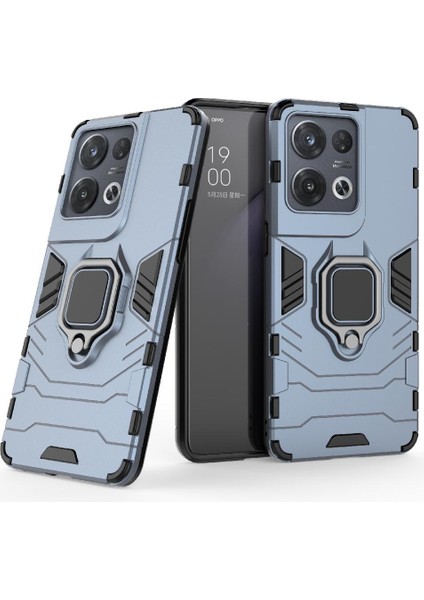 Oppo Oppo 8 Pro 5g Için Kılıf Askeri Damla Koruma Kickstand Darbeye (Yurt Dışından)