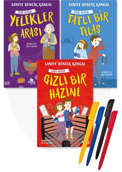 Hayat Dediğin 1 - 2 - 3 Set - Yelekler Arası Tatlı Bir Telaş Gizli Bir Hazine - Saniye Bencik Kangal