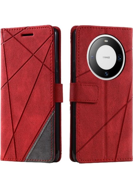 Huawei Mate 60 Için Kılıf Pro Pu Deri Darbeye Cüzdan Flip Folio Kart (Yurt Dışından)