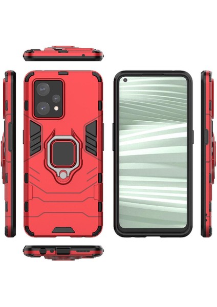 Realme 9 Pro Artı Askeri Damla Koruma Darbeye Kapak Halkası Için Kılıf (Yurt Dışından) fiyatları