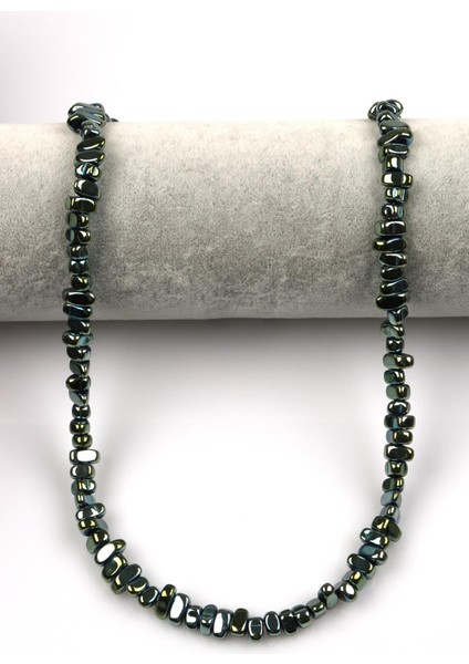 Su Yeşili Renkli Hematit Dizi 4 x 8 mm Kırık Model Kesim fiyatları