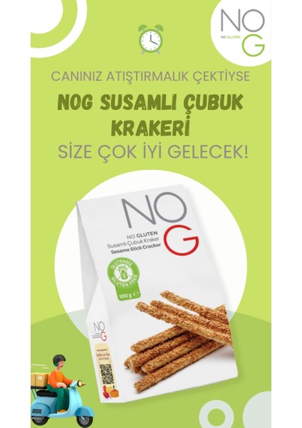 Susamlı Çubuk Kraker 100 gr