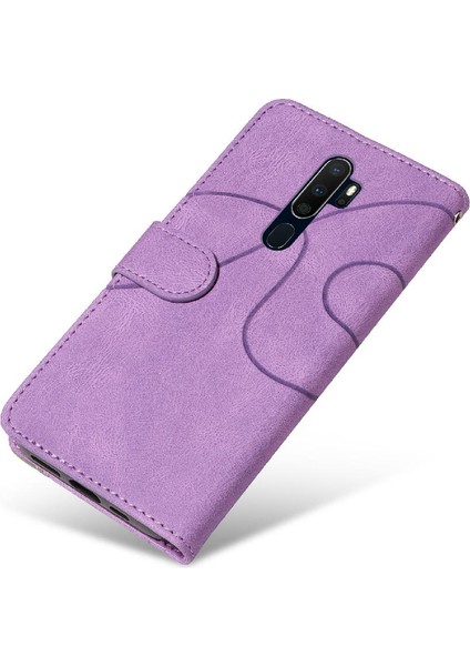 Kart Yuvası Standı Pu ile Oppo A9 2020/A5 2020 Iki Renkli Dikiş Için Kılıf (Yurt Dışından) fırsatları