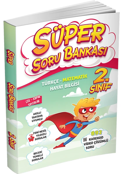 Koza Arts 2. Sınıf Süper Soru Bankası (Tüm Dersler)