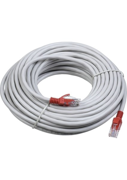 15 mt Jaklı Cat6 Ethernet Kablosu Tnx-C-15