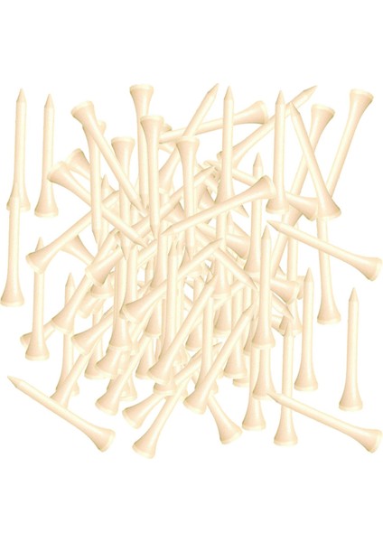 100 Ahşap Golf Golf Tee Kadın Egzersiz 54MM (Yurt Dışından) indirimleri