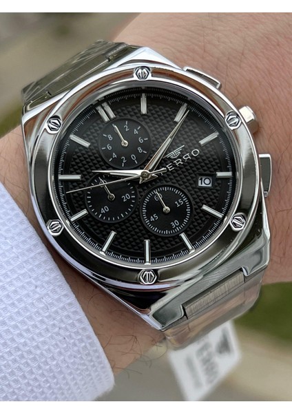 Çelik Kordon Iç Fonksiyonları Aktif Chronograph 30 mt Su Geçirmez Erkek Kol Saat EFM41102-A2
