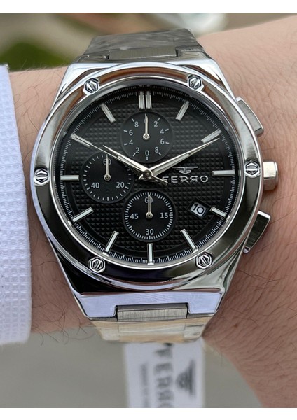 Çelik Kordon Iç Fonksiyonları Aktif Chronograph 30 mt Su Geçirmez Erkek Kol Saat EFM41102-A2