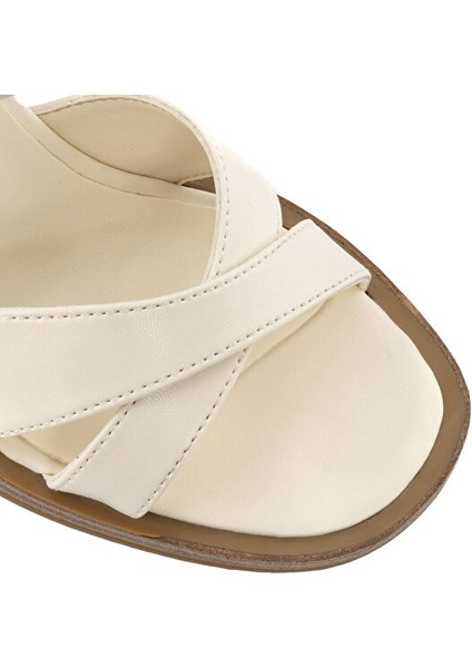 Carmona Topuklu Sandalet - Ekru indirimleri