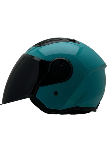Aırflow 2 Turkuaz Kask Siyah Cam