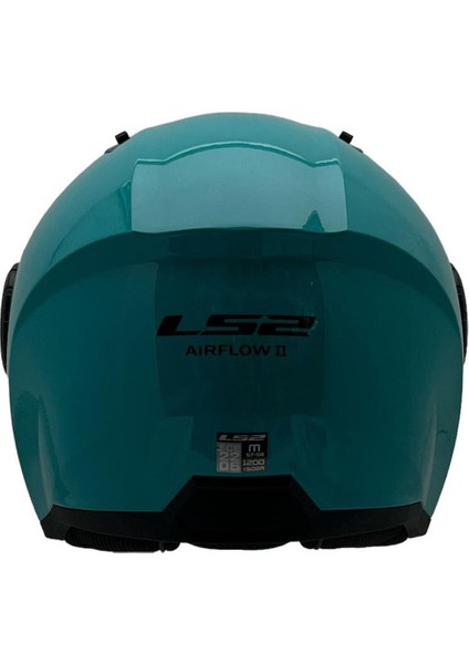 Aırflow 2 Turkuaz Kask Siyah Cam
