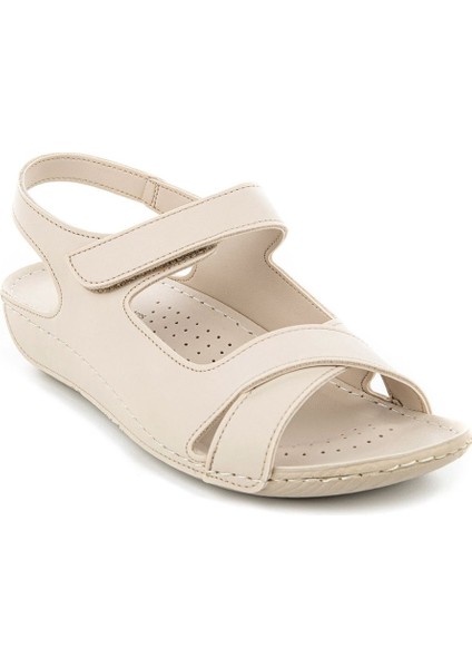 Orthopedix Alula Anatomik Kadın Sandalet 31121 Krem