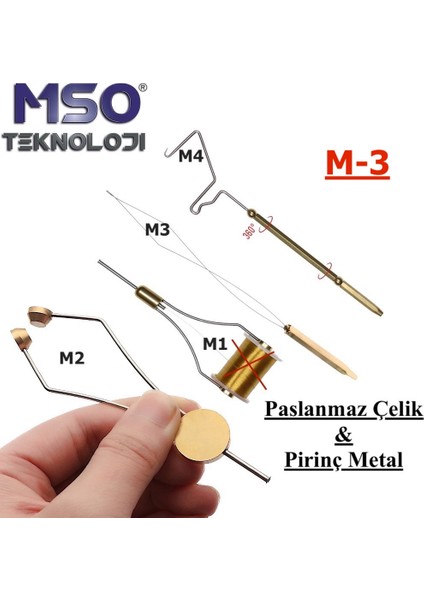 MSO Teknoloji Olta Balıkçılık FLY & Asist Yapım Maşa & El Aletleri