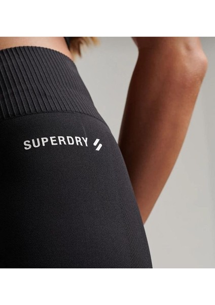 Superdry Seamless Siyah Tayt