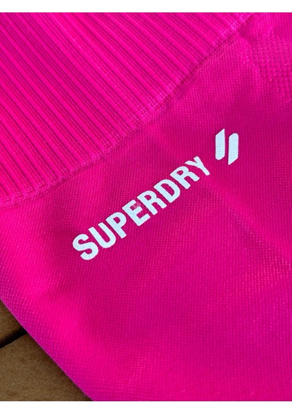 Superdry Seamless Pembe Tayt