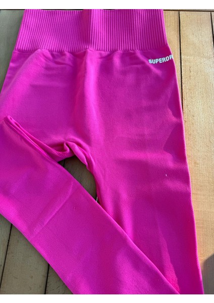 Superdry Seamless Pembe Tayt