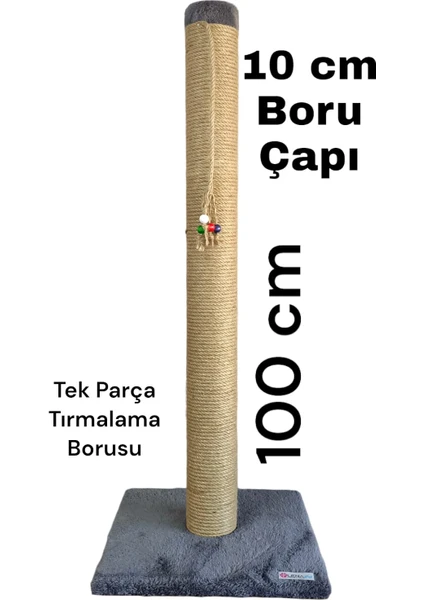 Lena Pet 100 cm Dev Boy Kedi Tırmalama Tahtası Tek Parça 10 cm Boru Çapı