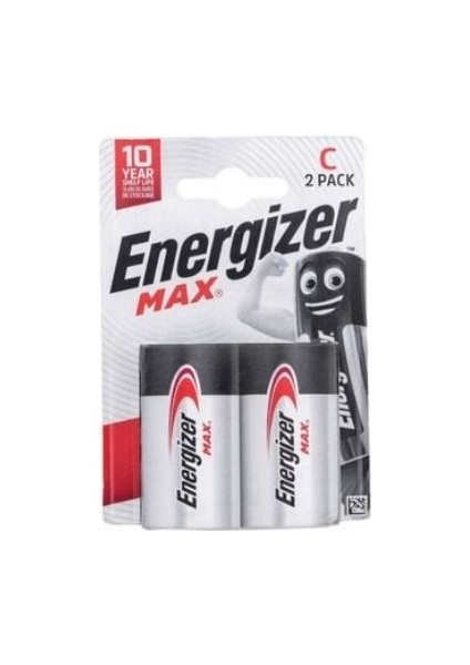 Max Alkalin C Orta Boy Pil 2'li fiyatları