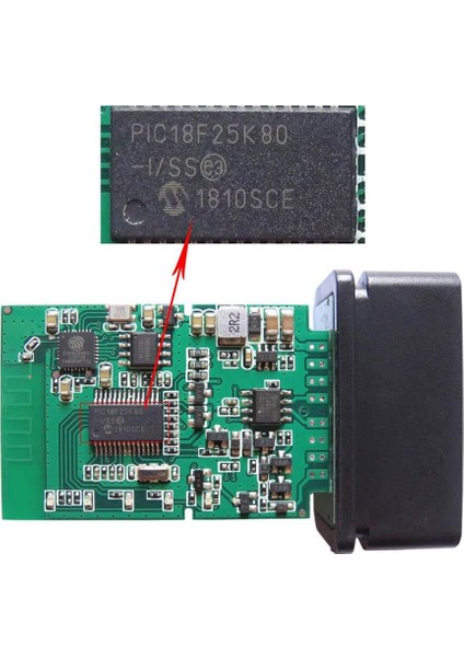 ELM327 Obd2 V1.5 PIC18F25K80 Çipsetli Wifi Araç Arıza Tespit Cihazı - Ios / Android Uyumlu