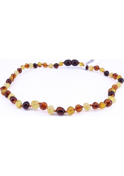 Ateş Kehribar Bebek Diş Kolyesi