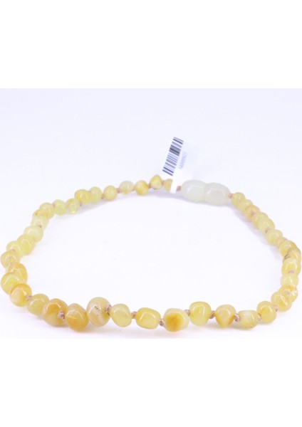 Sarı Kehribar Bebek Diş Kolyesi